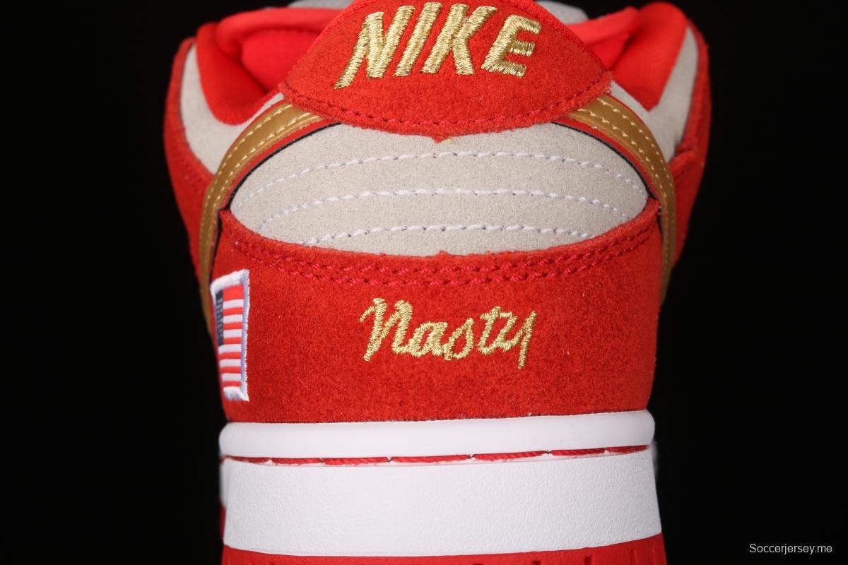 NIKE SB DUNK Low Nasty Boys American Flag Slam Dunk Series retro low-gang leisure sports skateboard 304292-610