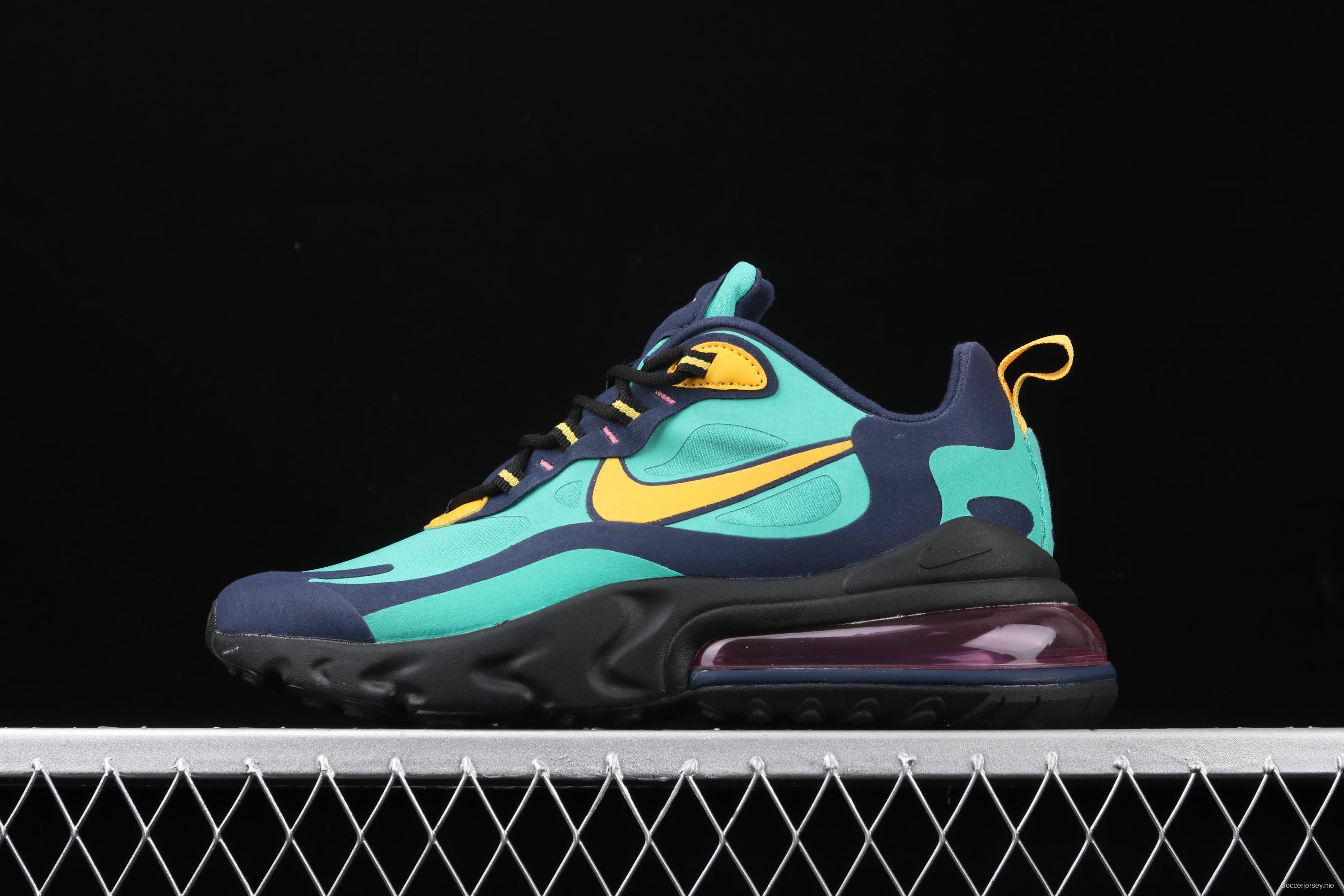 NIKE Air Max 270React new high-frequency mesh function half-palm air cushion cushioning running cloth shoes AO4971-300