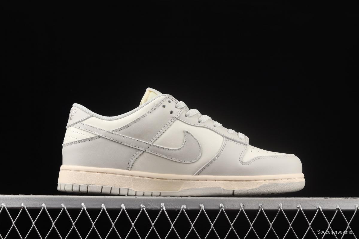 NIKE DUNK Low bone white color SB buckle rebound fashion leisure board shoes DD1503-107