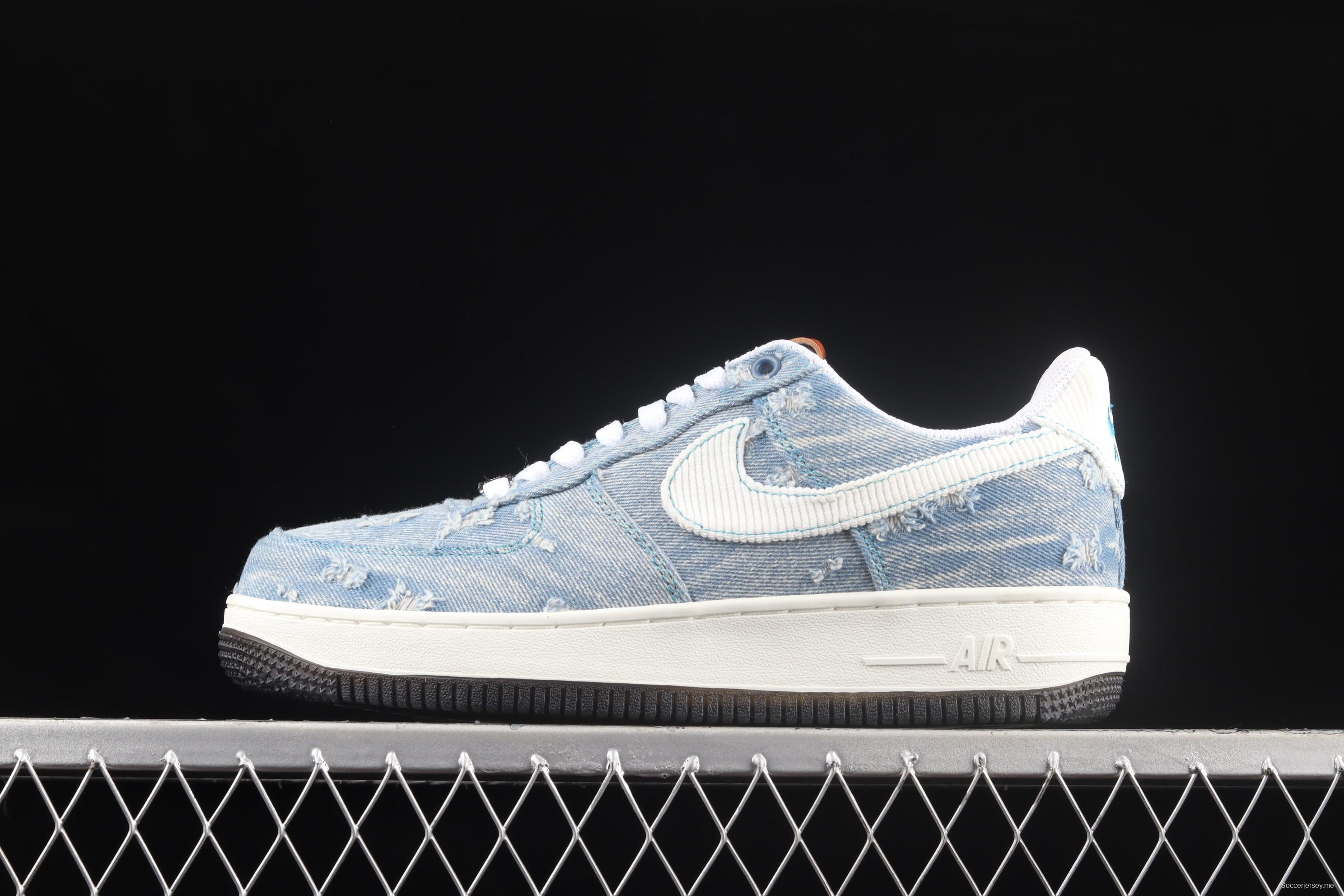 NIKE Air Force 1x 07 Low washed to make old low upper shoes 316122-333