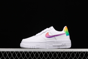 NIKE Air Force 1 Pixel deconstructing wind low-top casual board shoes DH3860-007