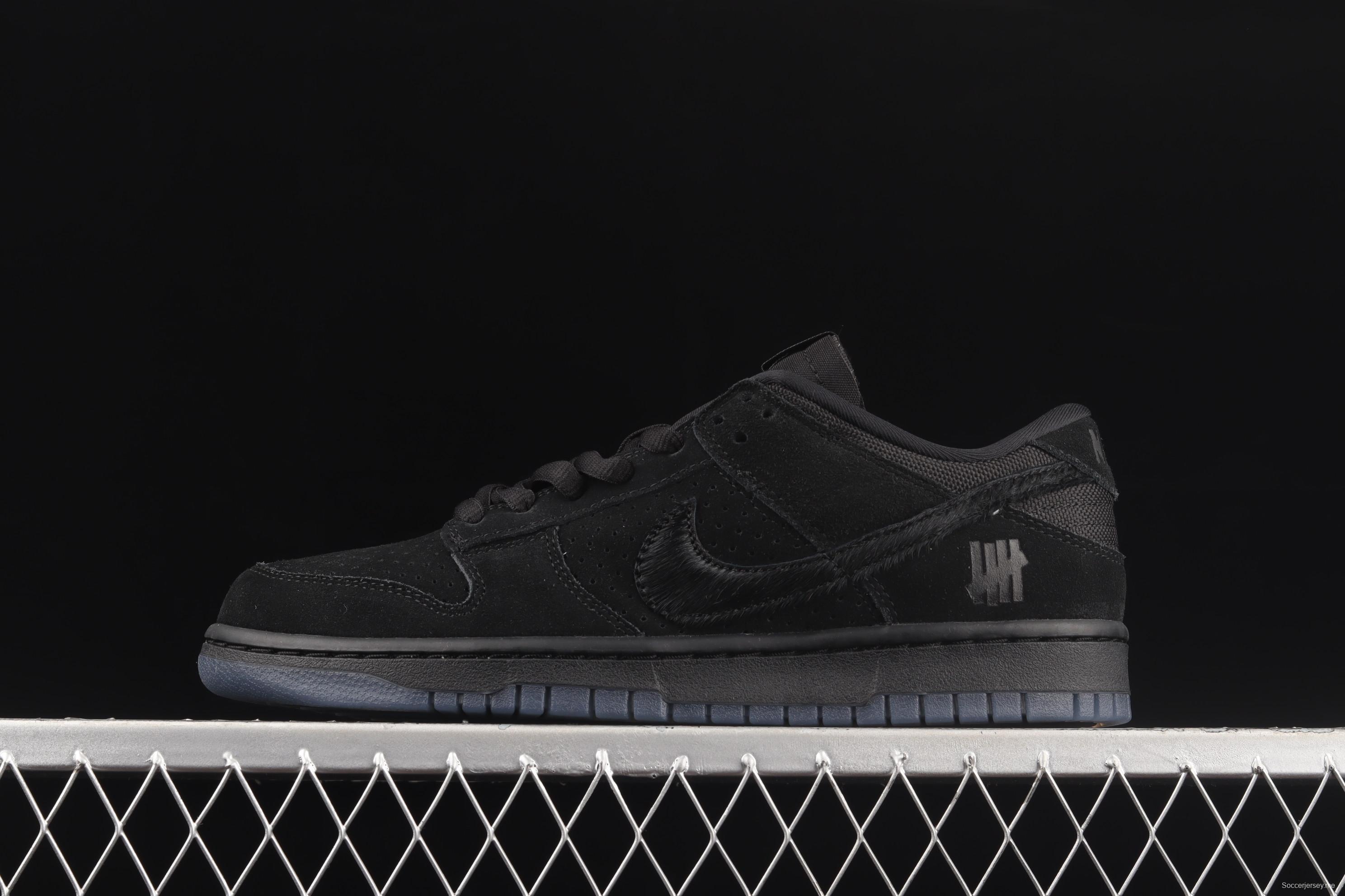 UNDFEATED x NIKE DUNK Low black soul color dunk series low-side leisure sports skateboard shoes DO9329-001