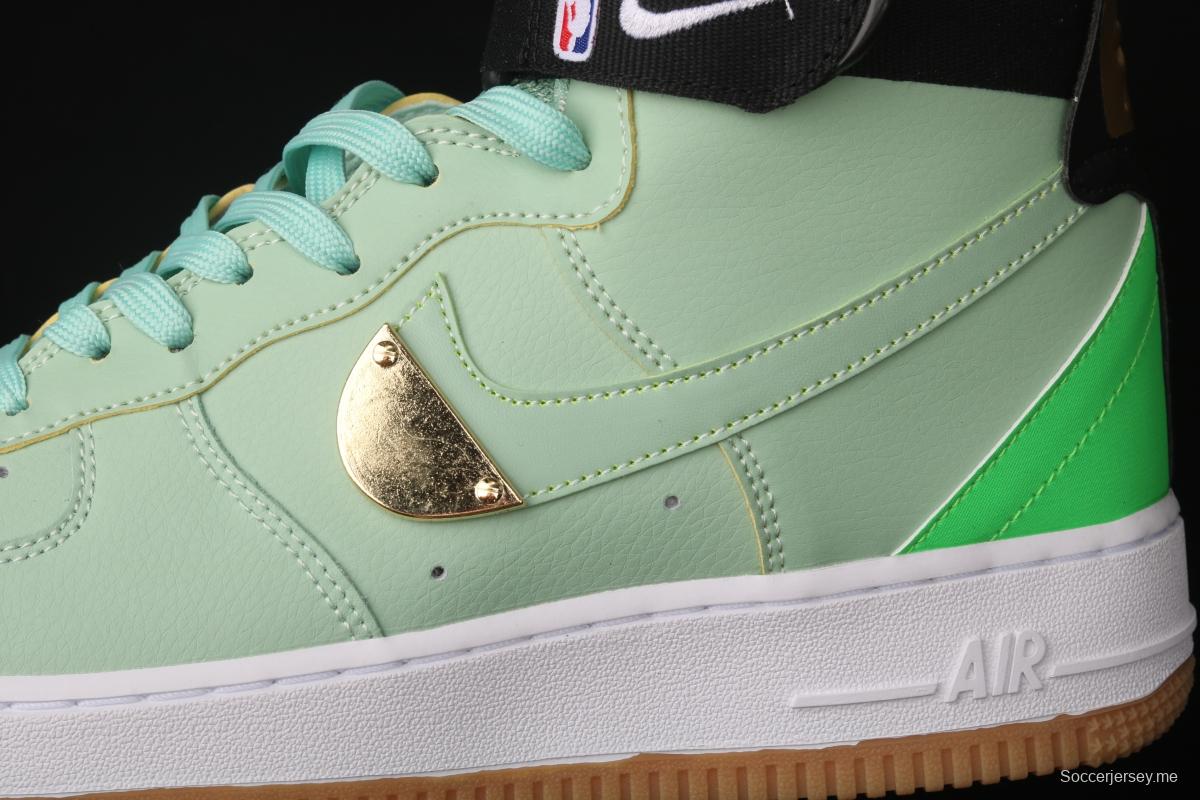 NIKE Air Force 1 High NBA Green Gum NBA Air Force High Top Green Leisure Board shoes CT2306-300