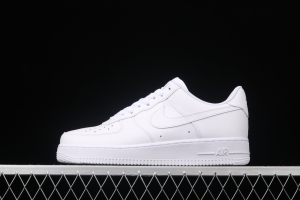 21NIKE Air Force 1x07 all-white low-top leisure sports shoes 315122-111,