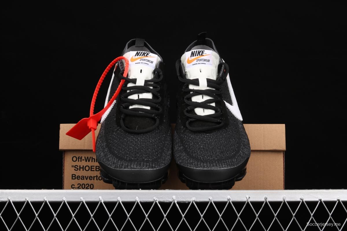 OFF-White x NIKE Vapor Max steam cushion jogging shoes AA3831-001