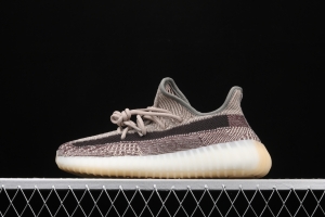 Adidas Yeezy Boost 350V2 Cinder FZ1267 Darth Coconut 350 second generation hollowed-out side coal ash permeable taillights