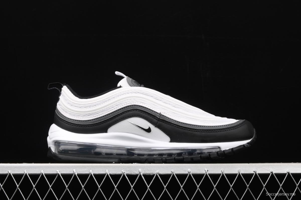 NIKE Air Max 97 white and black color matching bullet air cushion running shoes DC3494-990