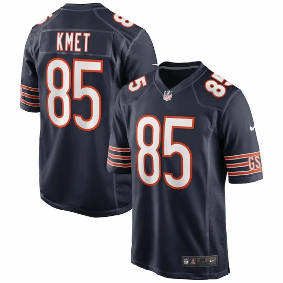 Men's Cole Kmet Navy Player Limited Team Jersey