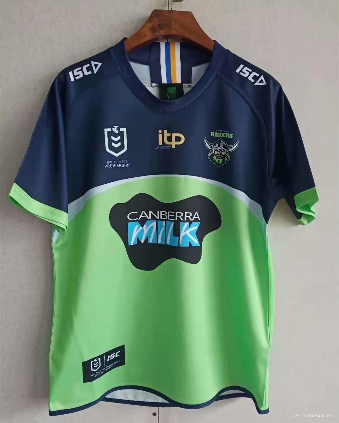 Canberra Raiders 2021 Men's Home Rugby Jersey