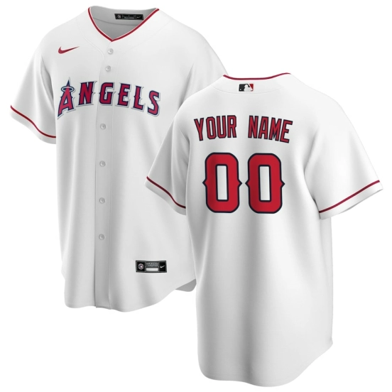 Youth White 2020 Home Custom Team Jersey