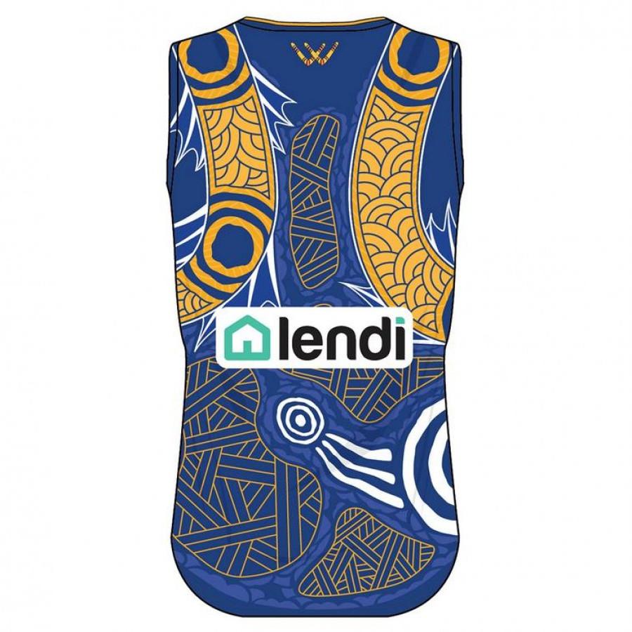 West Coast Eagles 2021 Men's Indigenous Football Guernsey