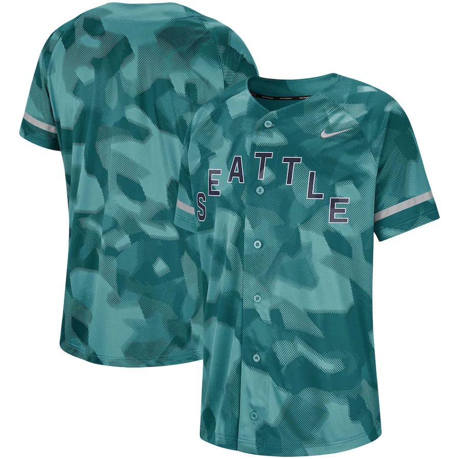 Men's Aqua Camo Team Jersey