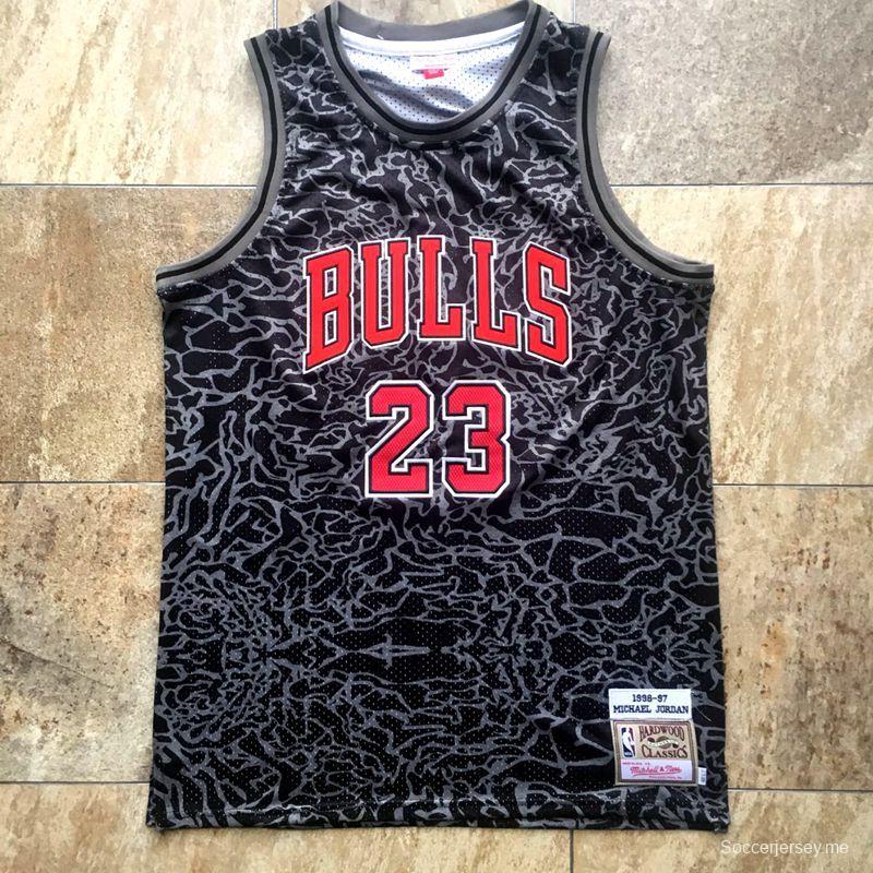 Men's Michael Jordan Black Retro Classic Team Jersey