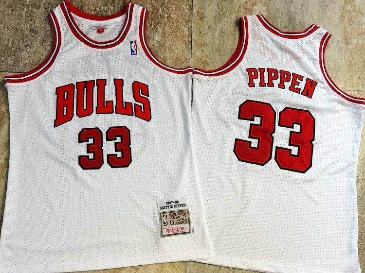 Men's Scottie Pippen White Retro Classic Team Jersey