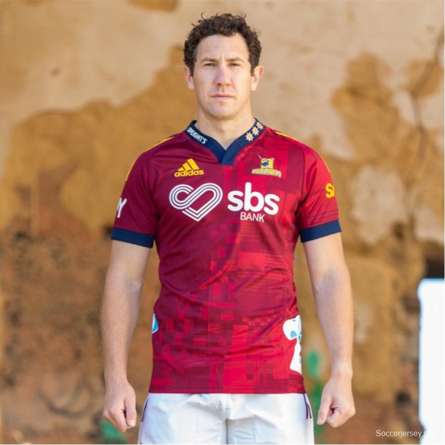 Highlanders 2022 Men's Super Away Rugby Jersey