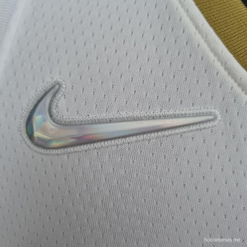 الذكرى 75 لنيو أورليانز بيليكانز ويليامسون # 1 قميص أبيض للدوري الأمريكي للمحترفين
