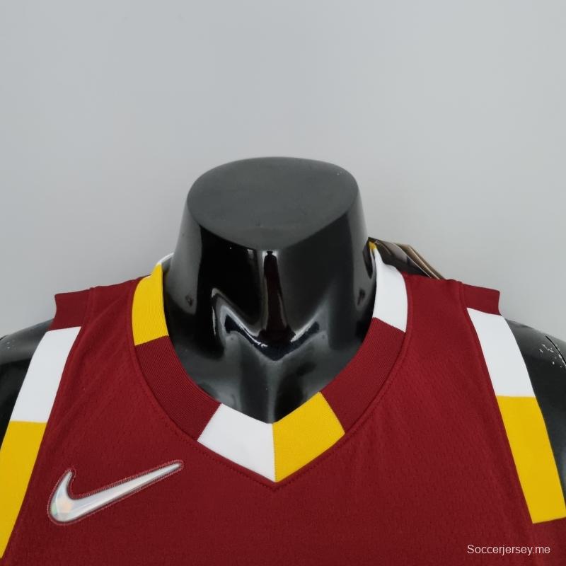 2022 كليفلاند كافالييرز كليفلاند كافالييرز ايرفينج#2 الإصدار الحضري الأحمر من قميص الدوري الاميركي للمحترفين
