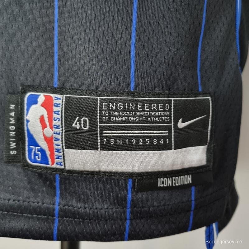 قميص أورلاندو ماجيك أورلاندو ماجيك 75th Anniversary Fultz#20 قميص دوري كرة السلة الأمريكي للمحترفين الأسود
