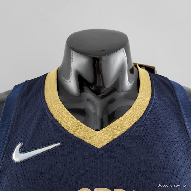 قميص نيو أورليانز بيليكانز نيو أورليانز بيليكانز ويليامز رقم 1 باللون الأزرق الداكن في الدوري الأمريكي للمحترفين
