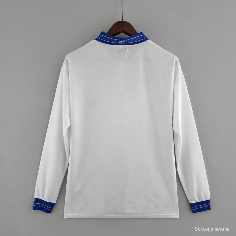 قميص كرة قدم بأكمام طويلة ريترو طويل الأكمام من تشيلي 1998
