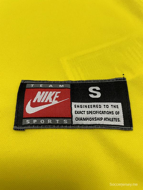 قميص البرازيل 1998 ريترو 1998 لكرة القدم الأساسي للبرازيل
