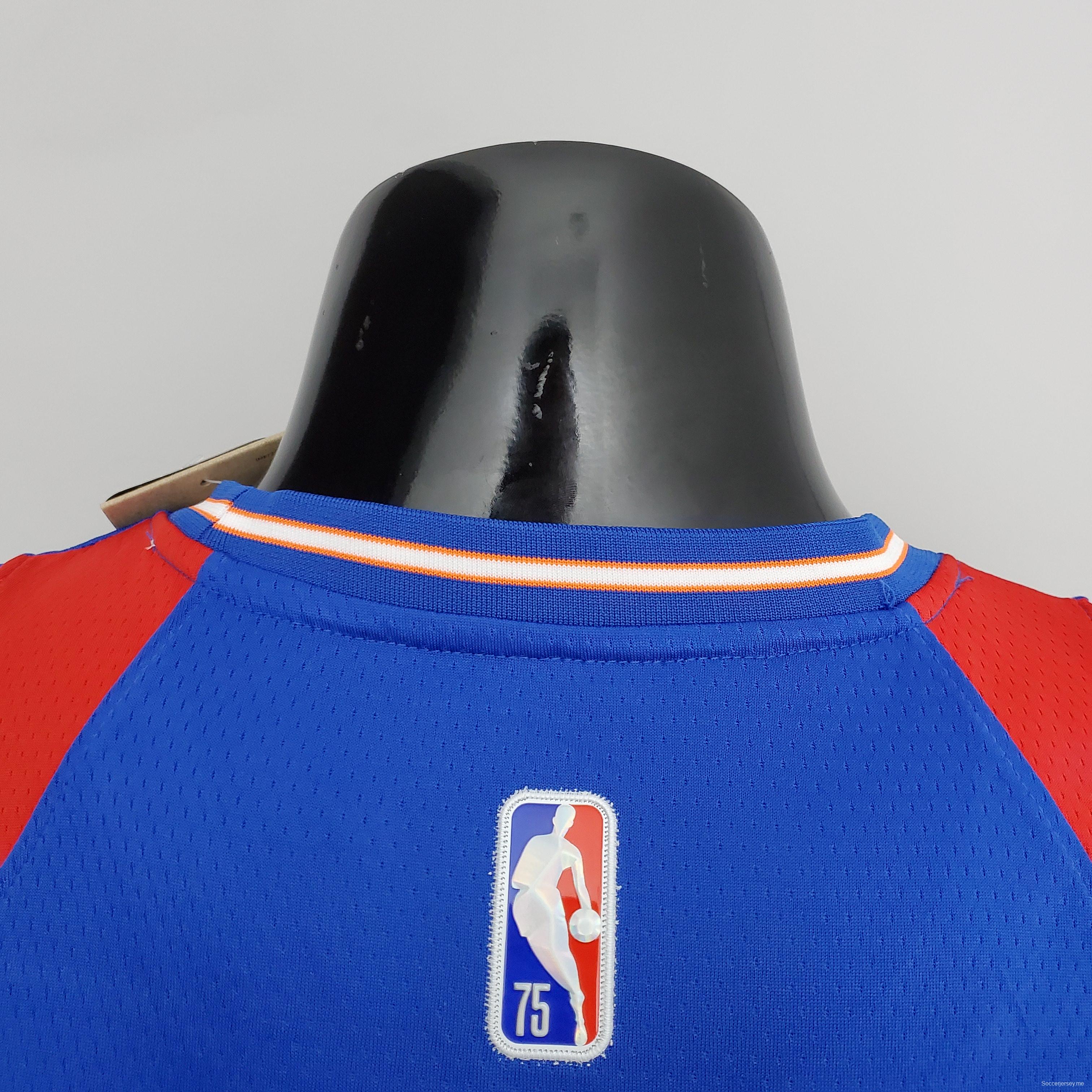 2022 موسم 2022 واشنطن ويزاردز واشنطن ويزاردز BEAL#3 إصدار تالنت سيتي أزرق أحمر من قميص الدوري الأمريكي للمحترفين
