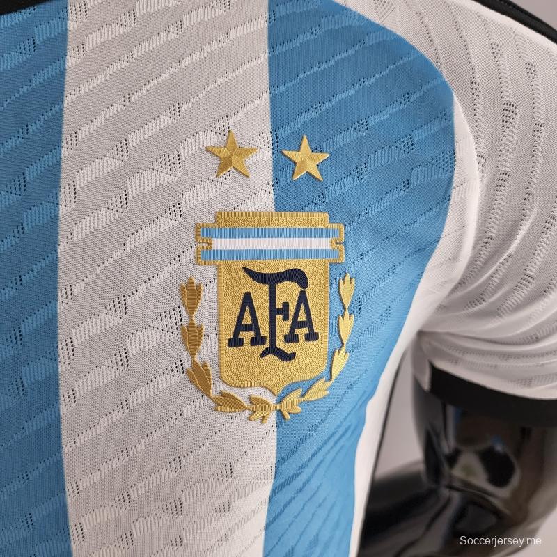 إصدار اللاعب 2022 قميص منتخب الأرجنتين لكرة القدم الأساسي 2022

