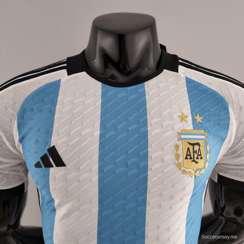 إصدار اللاعب 2022 قميص منتخب الأرجنتين لكرة القدم الأساسي 2022

