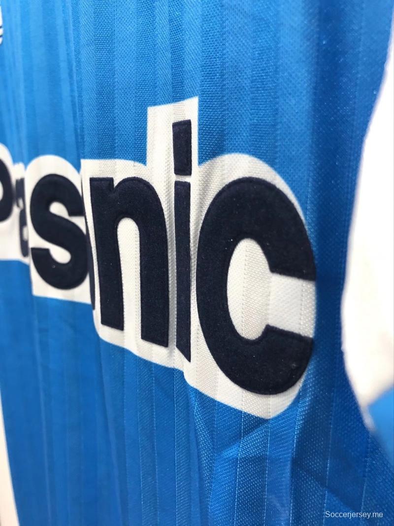 قميص كرة قدم أولمبيك مارسيليا 90/91 ريترو 90/91 خارج الديار
