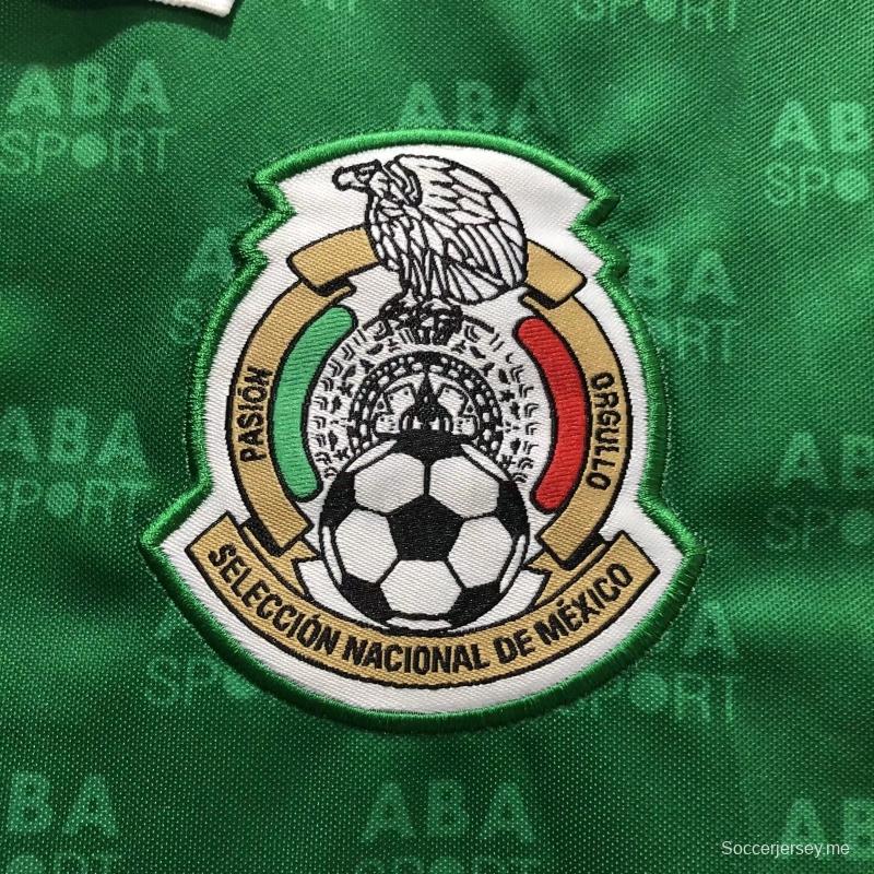 قميص المنتخب المكسيكي لكرة القدم المكسيك 1995 ريترو 1995
