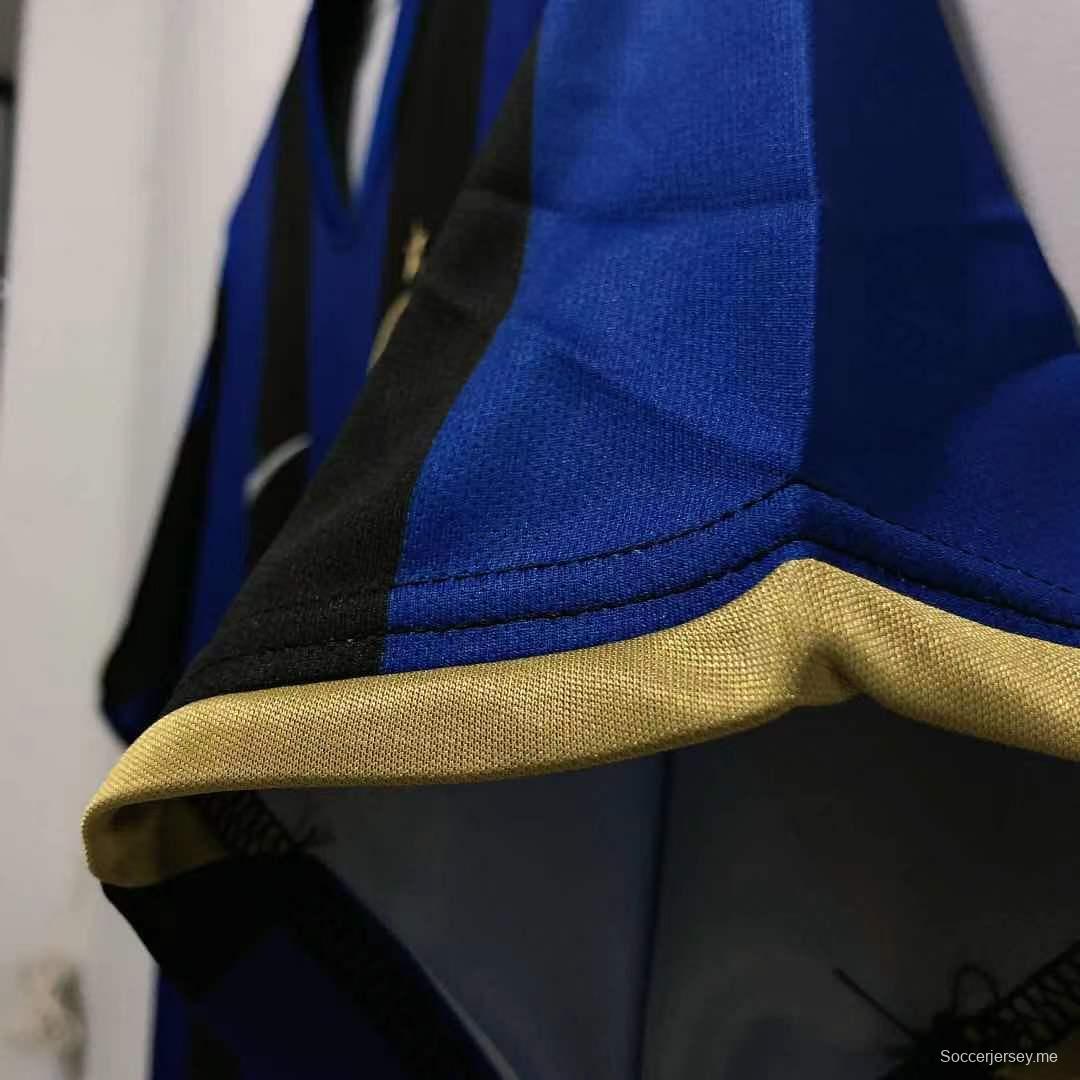 قميص كرة قدم ريترو 08/09 08/09 انتر ميلان الإيطالي نسخة الأبطال الرئيسية
