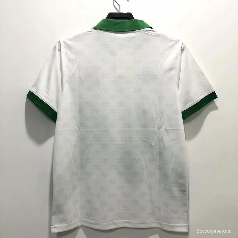 قميص كرة قدم أبيض عتيق موديل 1995 مكسيكو أترو 1995
