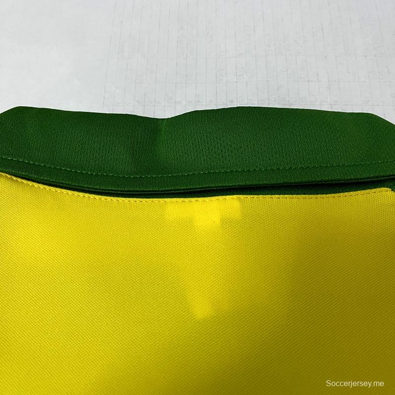 قميص منتخب البرازيل لكرة القدم الأساسي للبرازيل 1978 ريترو
