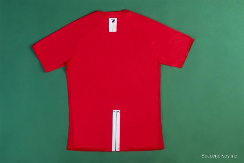 قميص مانشستر يونايتد الرجعية 07/08 ريترو 07/08 قميص مانشستر يونايتد الرئيسي لكرة القدم

