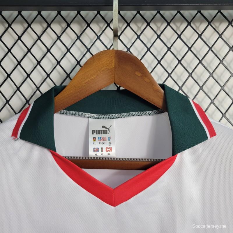 قميص كرة قدم بأكمام طويلة ريترو 1998 المغرب خارج الديار
