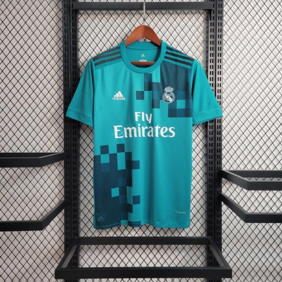 قميص ريترو 17-18 ريال مدريد الثالث الأزرق القديم 17-18
