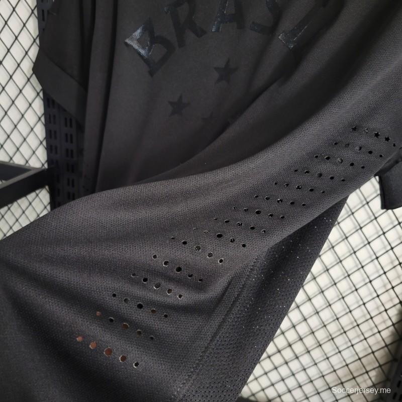 قميص البرازيل 2013 ريترو 2013 أسود
