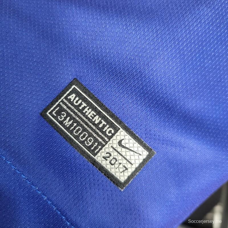 قميص كرة القدم الأساسي لبرشلونة 17-18 ريترو 17-18
