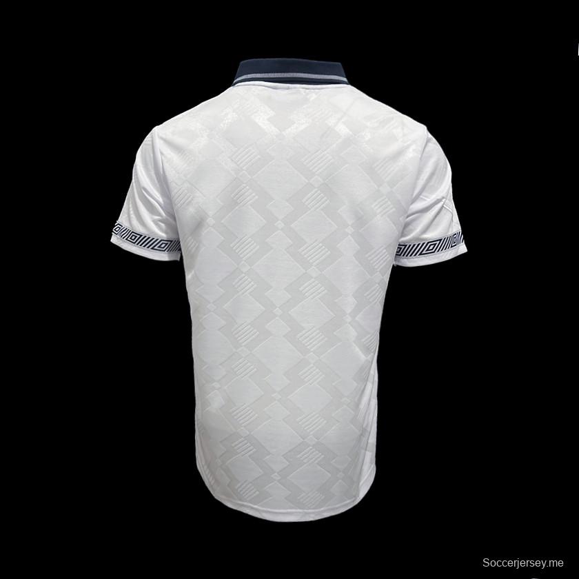 قميص منتخب إنجلترا لكرة القدم الأساسي ريترو 1990
