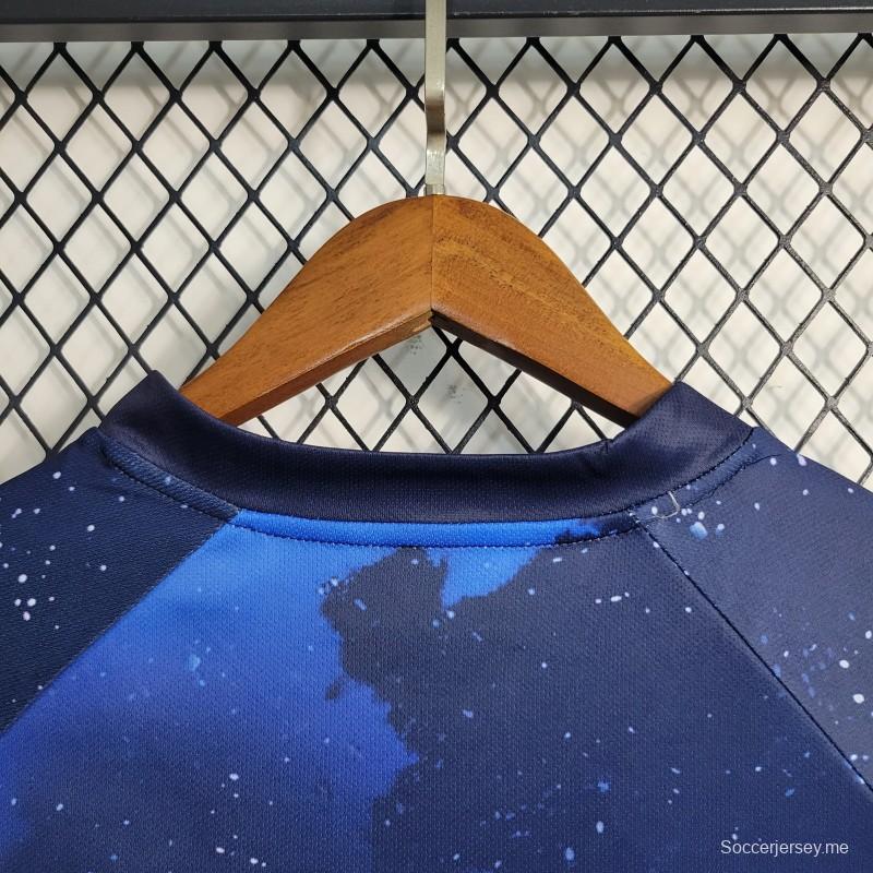 قميص ريترو 18-19 ريال مدريد بنجمة السماء الكاملة الإصدار الخاص بنجمة السماء الكاملة
