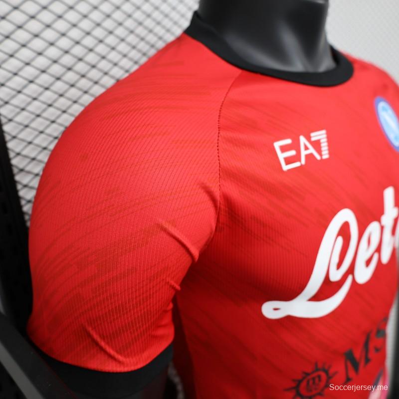 قميص حارس المرمى بييرلويجي جوليني حارس مرمى نادي نابولي الإيطالي نسخة اللاعب SSC نابولي

