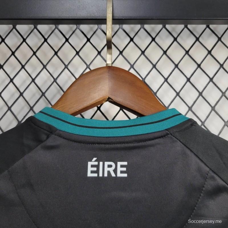 2023 كيدز أيرلندا 2023 قميص أيرلندي أسود
