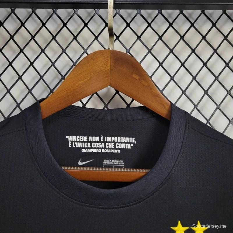 قميص يوفنتوس 12/13 ريترو 12/13 قميص يوفنتوس الأسود خارجي
