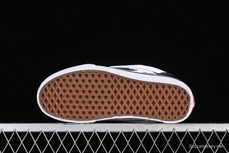 Vans Classics Knu Skool Cow Print Chunky Tongue Skate Shoes - VN0009QCB9P