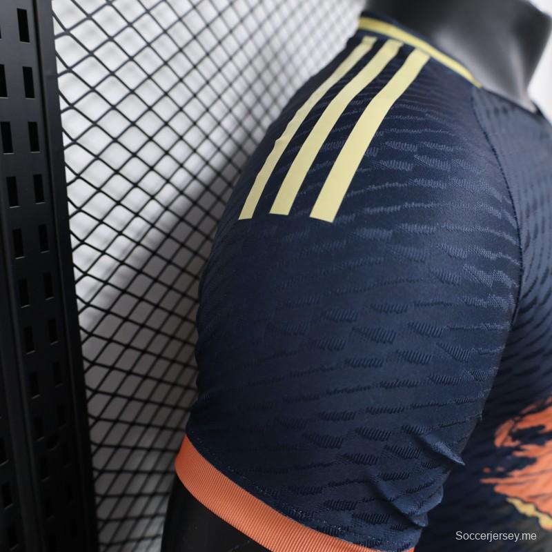 إصدار اللاعب 2024 قميص قميص صباح الرسم التقليدي الياباني 2024
