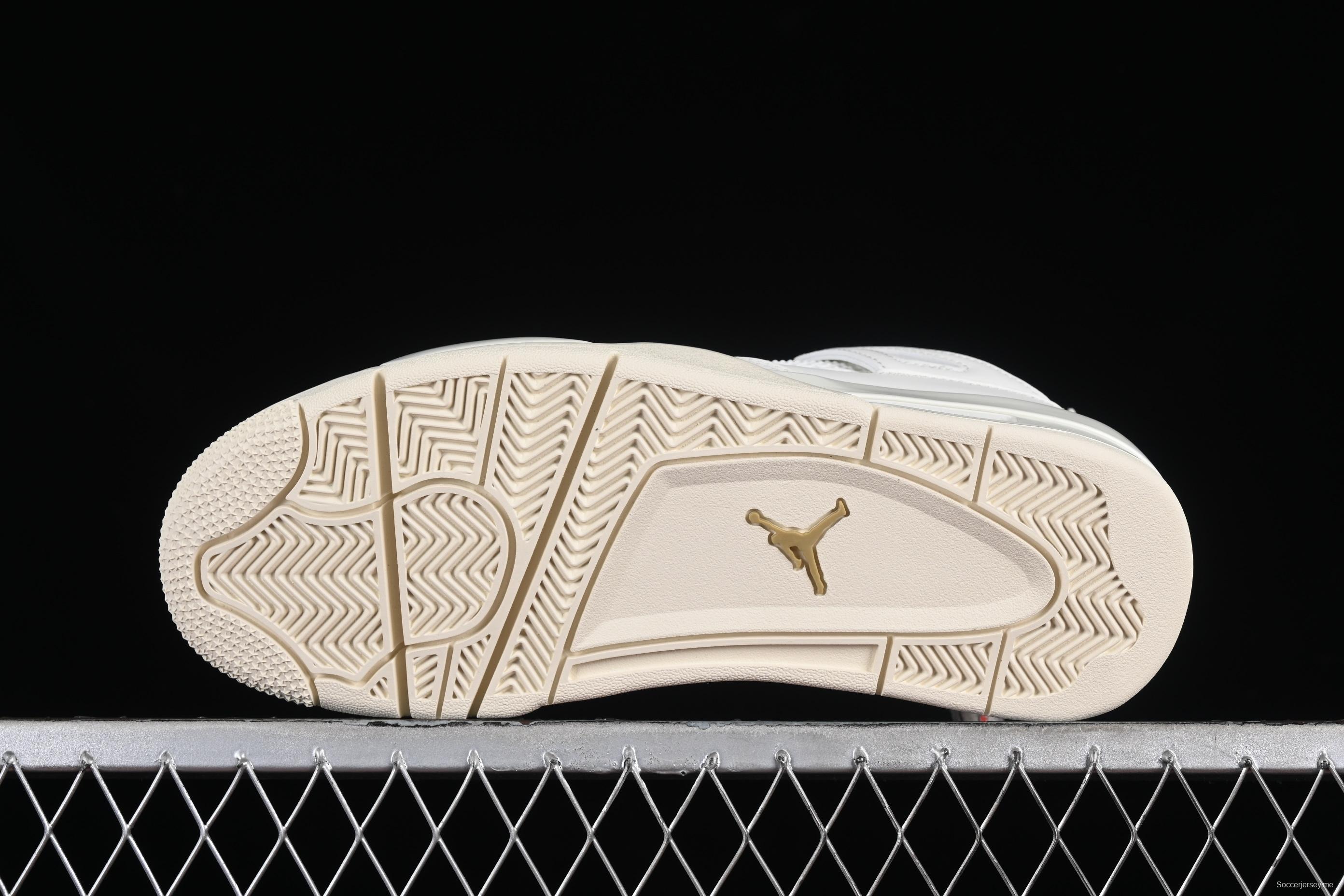 Nike Air Jordan 4 Retro Metallic Gold Basketball Shoes - AQ9129-170