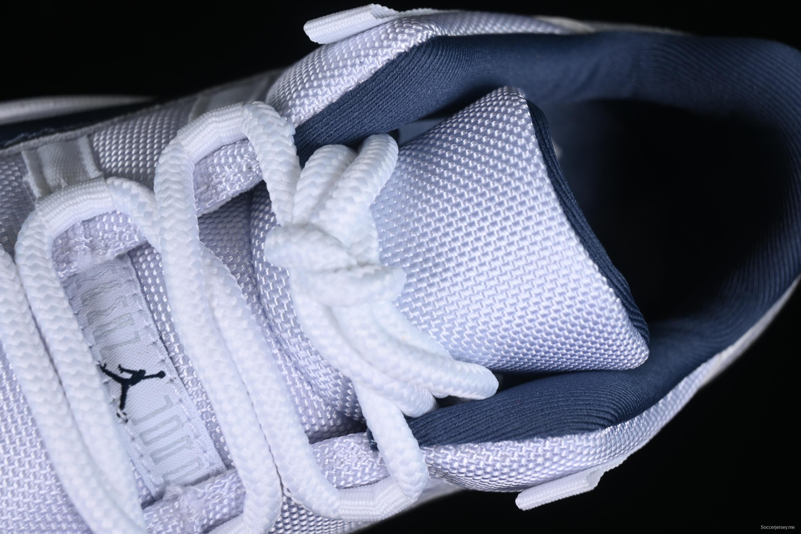 Nike Air Jordan 11 Low "Diffused Blue" Retro Basketball Shoes with Patent Leather Accents - FV5104-104