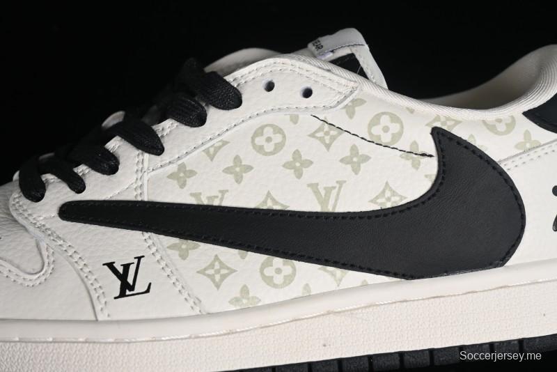 Nike Air Jordan 1 Low OG SP Travis Scott x Fragment Design Collaboration Sneakers - SJ2068-002