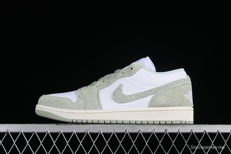 Nike Air Jordan 1 Low AJ1 Apple White Green Low-Top Lifestyle Basketball Shoes - FN5214-131