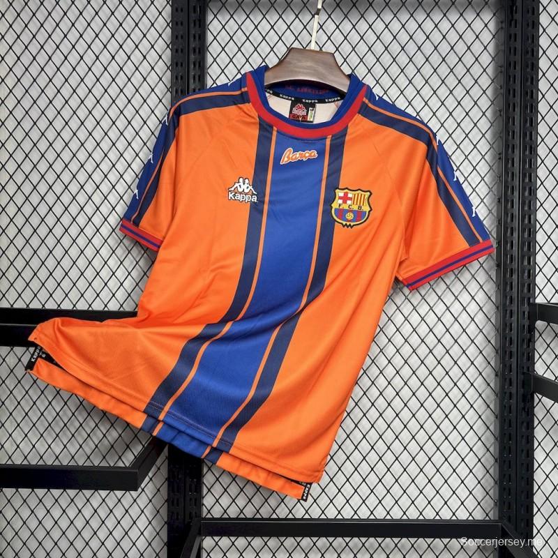 قميص برشلونة 96/97 ريترو 96/97 ذهاباً وإياباً
